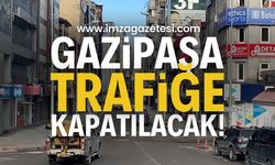Zonguldak Gazipaşa Caddesi Trafiğe Kapatılıyor | Zonguldak haber