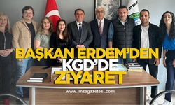 Başkan Erdem’den KGD’ye ziyaret: “Basının çok sesliliği demokrasiye güç katıyor”