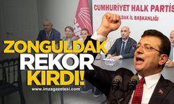 Ekrem İmamoğlu'na destekte Zonguldak rekor kırdı!