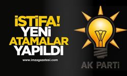 AK Parti'den istifa! Yeni atamalar yapıldı!