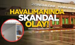 Zonguldak Havalimanı’nda Skandal Olay!