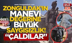 Zonguldak'ın manevi değerine büyük saygısızlık! "Madenci Anıtı"nın fenerini çaldılar!
