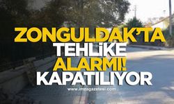 Zonguldak'ta hemzemin geçidinde tehlike alarmı!