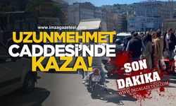 Uzunmehmet Caddesi'nde kaza paniği!