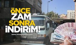 Minibüs ücretleri zamlandı, şoförleri indirim yaptı!