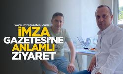 Özgür Kuru, İMZA Gazetesi’ne Başarı Dilekleriyle Geldi...