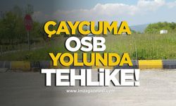 Çaycuma OSB yolunda tehlike saçıyor!