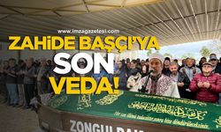Zahide Başçı son yolculuğuna uğurlandı!