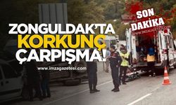 Korkunç Çarpışma! Zonguldak Karaman’da Araç Takla Attı!