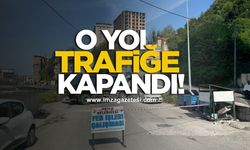 Kozlu'da o yol trafiğe kapandı!