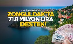 Zonguldak’ta 71.8 milyon lira destek!