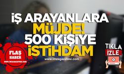 İş arayanlara duyurulur! 500 kişi istihdam edilecek! İnşaat başladı!