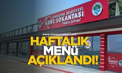 Zonguldak Belediyesi Kent Lokantası’nın Haftalık Menüsü Açıklandı!