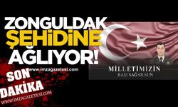 Zonguldak şehidine ağlıyor!