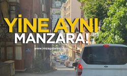 Yine aynı manzara! Zonguldak'ta trafik kitlendi!