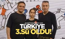 ZONGULDAK’IN GURURU ELİF ASEL TÜRKİYE ÜÇÜNCÜSÜ OLDU!