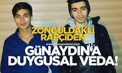 Zonguldaklı rapçi Duhan Koç, Furkan Günaydın'a duygusal veda