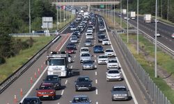 Bolu geçişinde yoğun trafik