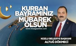 Kozlu Belediye Başkanı Altuğ Dökmeci Kurban Bayramı mesajı...