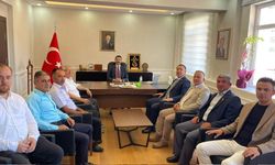 Başkan Gebeş ve muhtarlardan yeni kaymakama hayırlı olsun ziyareti…