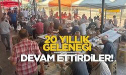 Bakacakkadı'da 20 yıllık gelenek devam etti