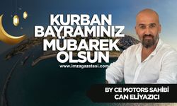 Can Eliyazıcı Kurban Bayramı mesajı...