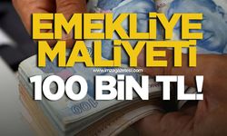 Emekliye maliyeti 100 bin TL!