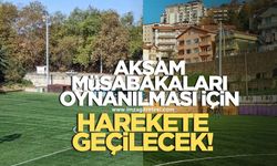 Fener Sentetik Sahası ve Şehit Vefa Karakurdu akşam maç oynanabilecek hale getirilmesi planlanıyor