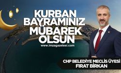 Fırat Birkan Kurban Bayramı mesajı...