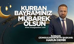 ZonguldaksporFK Başkanı Harun Demir Kurban Bayramı mesajı...