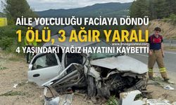 Feci Kaza: 4 Yaşındaki Çocuk Hayatını Kaybetti, Aileden 3 Kişi Ağır Yaralı