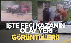 İşte Karabük-Bartın yolundaki feci kazanın yaşandığı olay yeri görüntüleri
