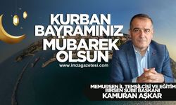 Kamuran Aşkar Kurban Bayramı mesajı...