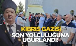 Kıbrıs gazisi Sadık Dönmez son yolculuğuna uğurlandı