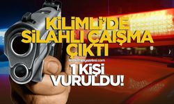 Kilimli'de silahlı çatışma :1 yaralı