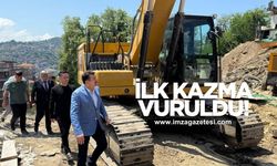 Zonguldak Milletvekili Muammer Avcı; “ Yayla Ortaokulu İnşaat‘ında İlk Kazmayı Vurduk!“