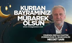 Necdet Sarı Kurban Bayramı mesajı...