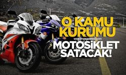O kamu kurumu motosiklet satacak!