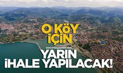 O köy için yarın ihale yapılacak!