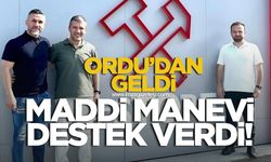 Ordu’dan geldi Zonguldakspor'a destek verdi