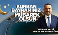 Vali Osman Hacıbektaşoğlu Kurban bayramı mesajı...
