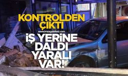 Otomobil dükkana daldı! Yaralı var