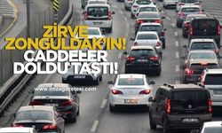 Zonguldak,Bartın, Karabük Asfalta Taştı...347 Bin Araç Yollarda!