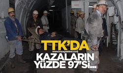 TTK’da kazaların yüzde 97’si……..!