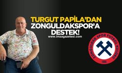 Turgut Papila’dan Zonguldakspor’a destek!