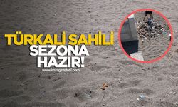 Türkali Sahili yeni sezona pırıl pırıl hazır!