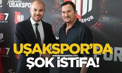 Uşakspor’da şok istifa