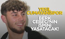 Yeşil Cumayanıspor Berk Cebeci'nin ismini yaşatacak