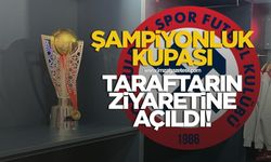 Zongulakspor'un şampiyonluk kupası, taraftarın ziyaretine açıldı