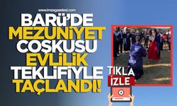 Bartın Üniversitesi'nde Mezuniyet Coşkusu Evlilik Teklifiyle Taçlandı!
